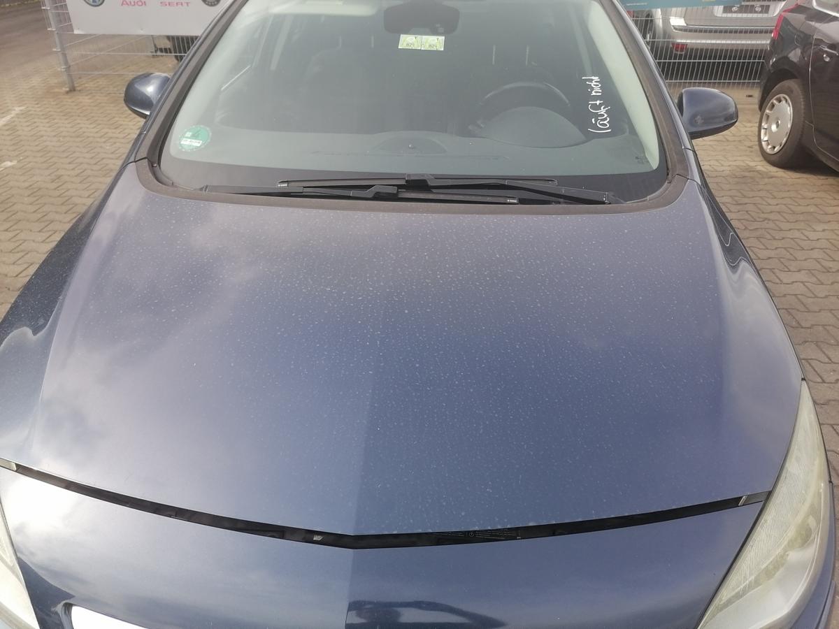 Opel Astra J Sportsturer original Motorhaube Z22A Ozeanblau Bj.2011